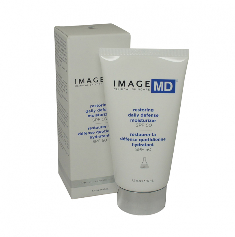 Kem chống nắng chống lão hóa da Image MD Restoring Daily Defense Moisturizer SPF 50+